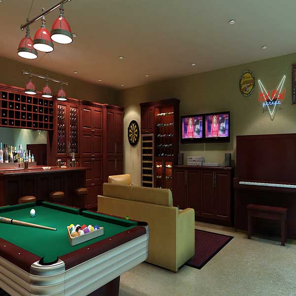 There are man caves, and then there are MAN CAVES